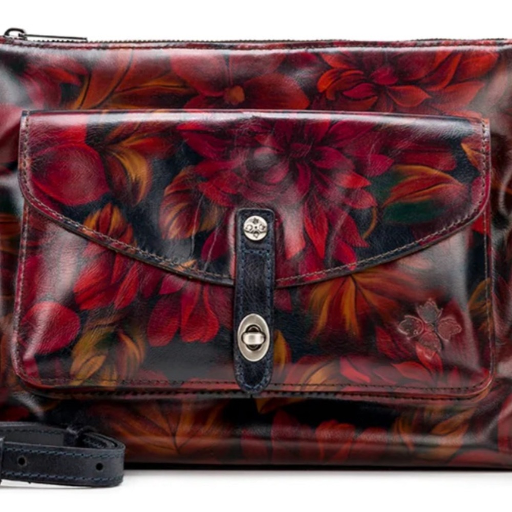 Patricia Nash English Mums Shoulder Bag EUC